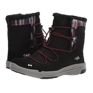 Ryka Alyssa Women's Black Suede Water-Repellent Winter Boots